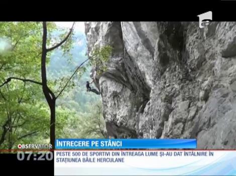 Concurs de escaladă la Băile Herculane