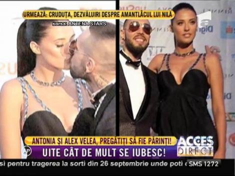 Antonia şi Alex Velea îşi declară dragostea în public