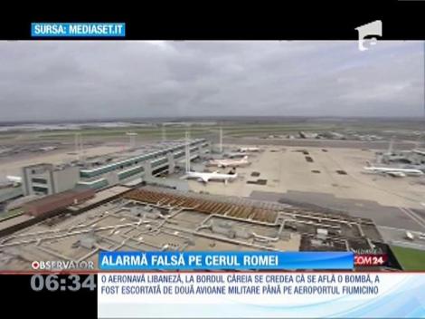 Alarmă falsă în spațiul aerian al Romei