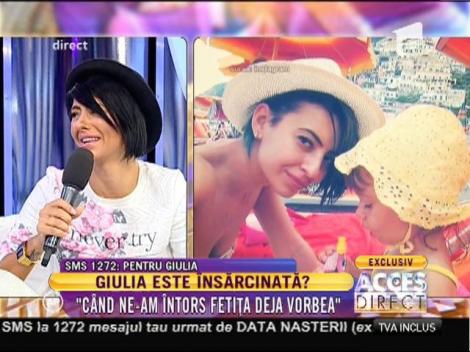 Giulia și soțul, clipe romantice în doi