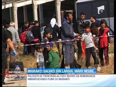 Migranți salvați din largul Mării Negre