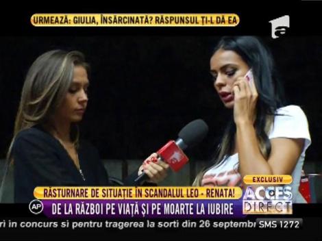Leo de la Strehaia și Renata s-au împăcat