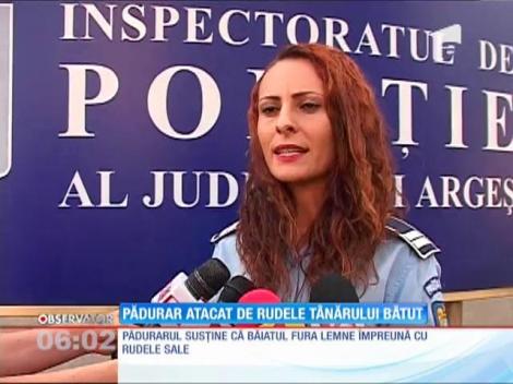 Un pădurar din Argeș, acuzat că a băgat un tânăr în spital