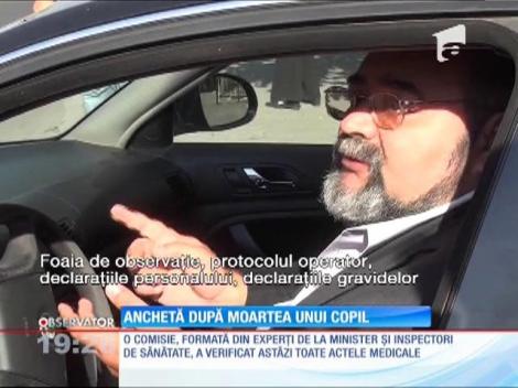 Anchetă după moartea unui copil