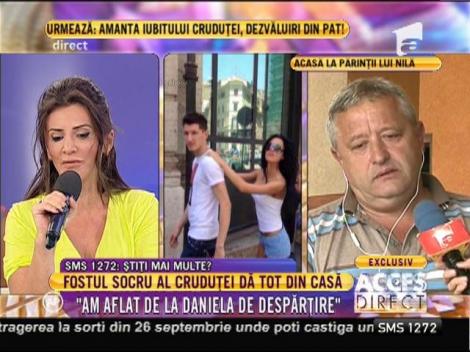 Tatăl lui Mihai Costea sare în apărarea Danielei Crudu