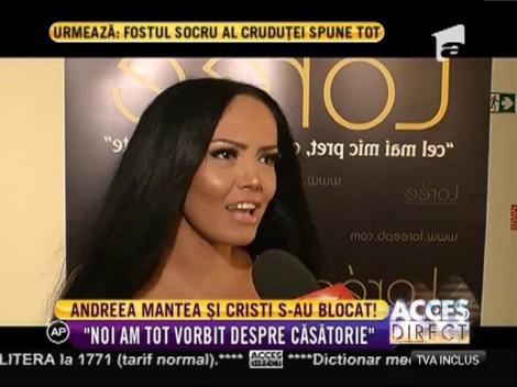 Andreea Mantea are planuri mari cu iubitul ei