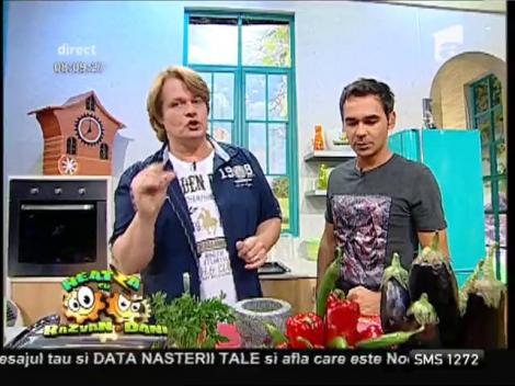 Reţeta lui Vlădutz: Armonie de toamnă, un preparat delicios cu vinete şi muşchiuleţ de porc