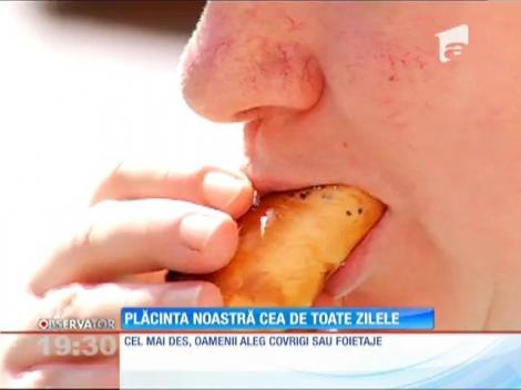 Un român mănâncă pe zi o jumătate de kilogram de produse din cocă şi foietaje!