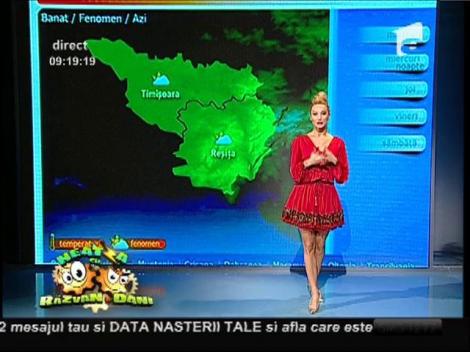 Vremea cu Flavia Mihăşan: Toamna îşi face apariţia: Sunt anunţate precipitaţii!