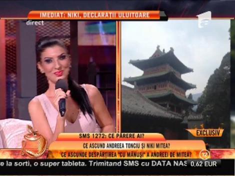 Andreea Tonciu, vacanță în China