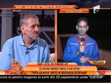 Tatăl lui Mitea: ”Trăiesc din reparatul pantofilor. Am 30 de milioane datorie”