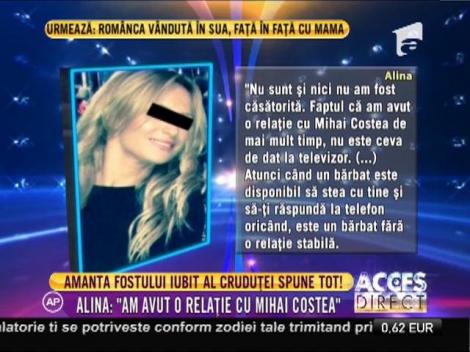 Amanta lui Mihai Costea aruncă BOMBA: ”Nu sunt însărcinată”