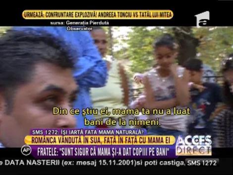 Întâlnirea dintre Katie, tânăra vândută în SUA și familia din România