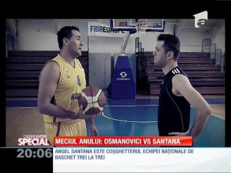 Special! Daniel Osmanovici și Angel Santana, confruntare pe terenul de baschet