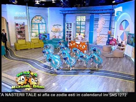 Grupul de copii "Dinamic" de Palatul Copiilor, invitat la Neatza