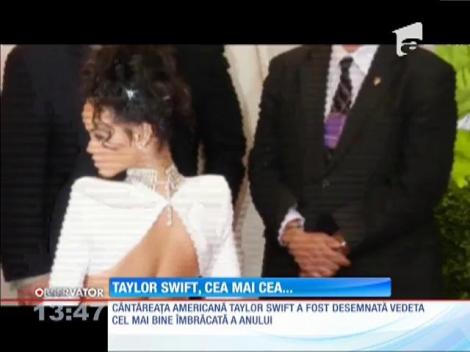 Taylor Swift, vedeta cea mai bine îmbrăcată a anului