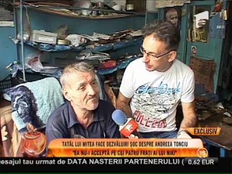 Tatăl lui Mitea, viață sub limita decenței