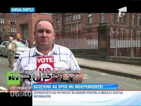 Scoţienii au ales! Au spus NU independenţei