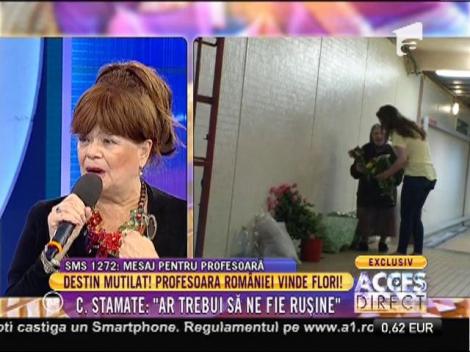 Povestea profesoarei care vinde flori la metrou șochează opinia publică