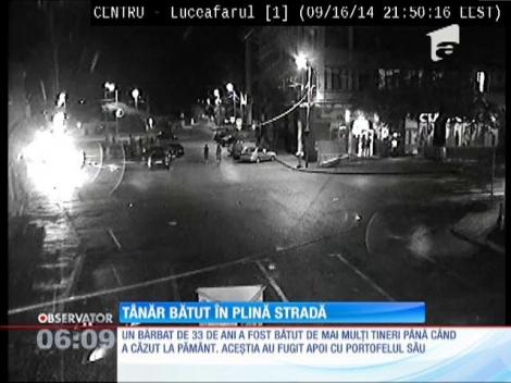 Un tânăr a fost bătut crunt, pe o stradă din Botoşani