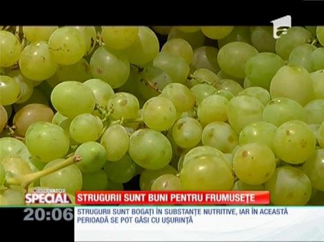 Special! Proprietăţile cosmetice ale strugurilor