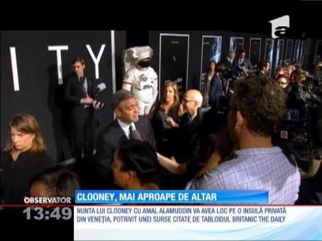 George Clooney, mai aproape de altar