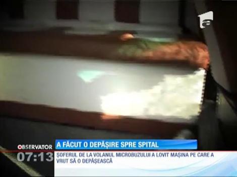 Tulcea: Șase oameni au fost la un pas de moarte din cauza șoferului unui microbuz