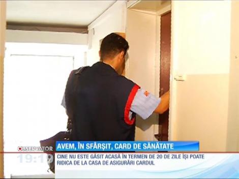 Cardul de sănătate, adus de poștaș