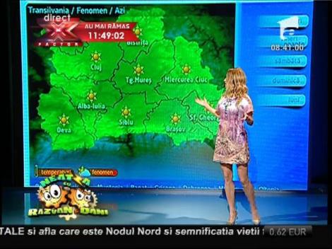 Vremea cu Flavia Mihăşan: Va fi un week-end foarte frumos! Soarele străluceşte ca-n mijlocul verii!