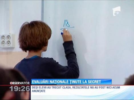 Evaluări naționale ținute la secret