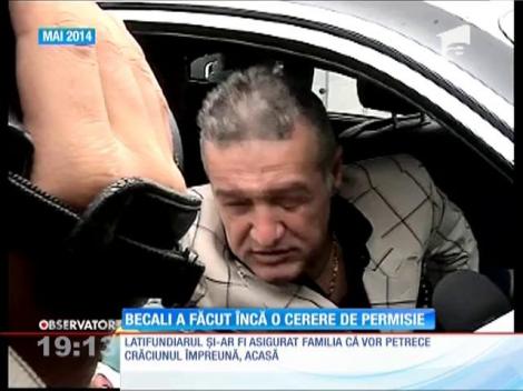 Gigi Becali a făcut încă o cerere de permisie