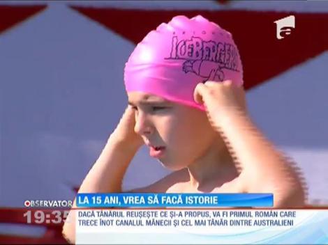 La doar 15 ani,  Dan e gata să treacă înot Canalul Mânecii