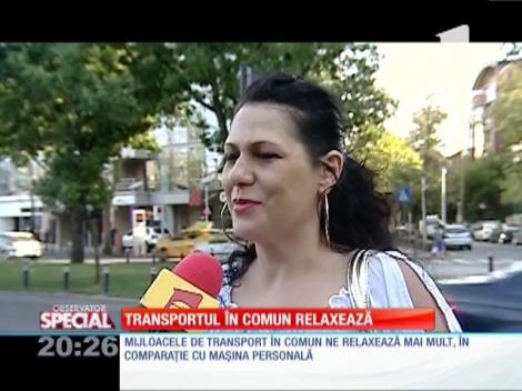 SPECIAL! Transportul în comun ne relaxează!