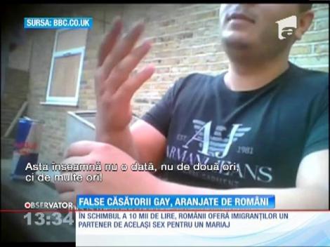 O reţea românească controleză piaţa neagră a mariajelor între homosexuali, la Londra