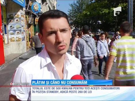 Plătim anual 260 de lei pentru aparatele pe care le lăsăm în priză