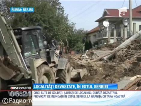 Inundaţii devastatoare în Serbia