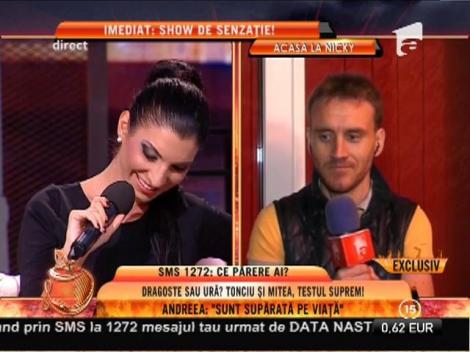 Andreea Ţonciu: "Ne-am despărţit pentru că nu ne mai iubeam!"