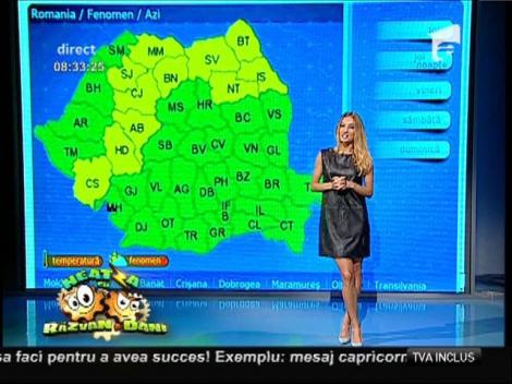 Vremea cu Flavia Mihăşan: Toamna îşi intră în drepturi! Sunt aşteptate precipitaţii!