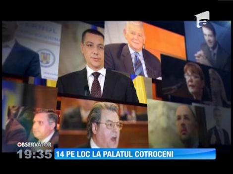 13 candidaţi pentru Palatul Cotroceni