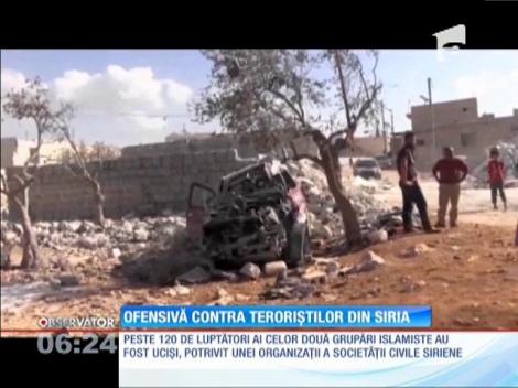 SUA, primele raiduri aeriene împotriva grupărilor teroriste islamice din Siria