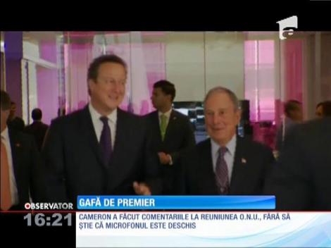 Gafă colosală făcută de premierul Marii Britanii