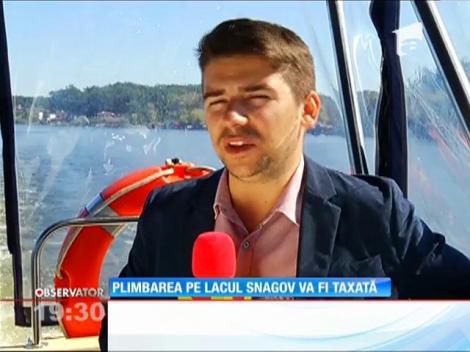 Plimbările pe Lacul Snagov vor fi taxate