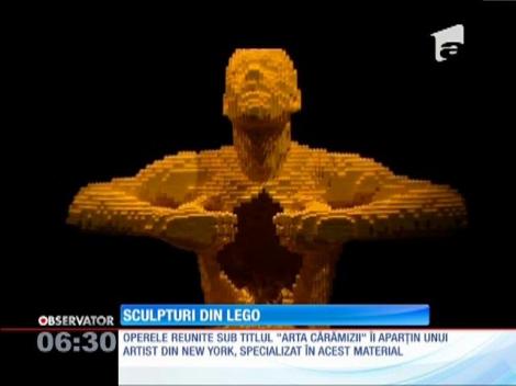 Sculpturi celebre recreate cu ajutorul cărămizilor Lego