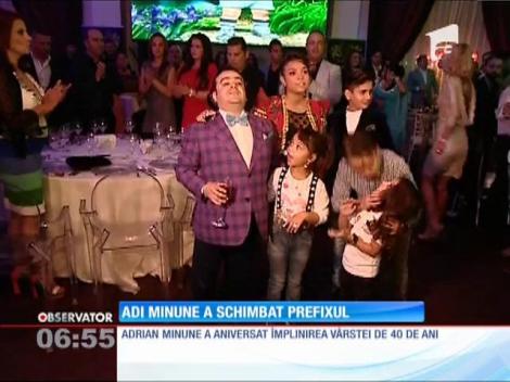 Adrian Minune a schimbat prefixul. A împlinit 40 de ani