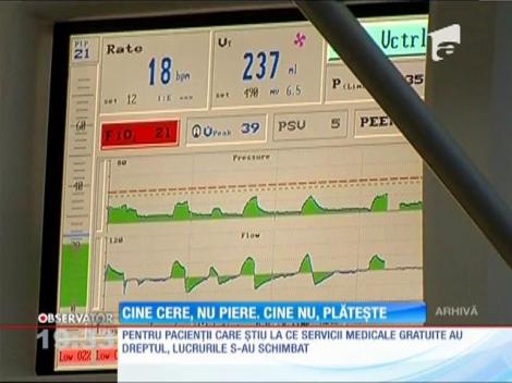 Pachetul de bază din sistemul medical, doar pentru cei cu tupeu