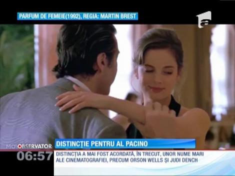 Al Pacino, premiat pentru întreaga activitate de către Institutul Britanic de Film