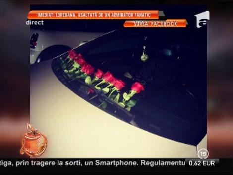 Loredana, asaltată de un admirator fanatic: "Primesc zilnic zeci de trandafiri!"