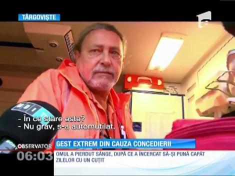 Un bărbat a fost la un pas de sinucidere, după ce pierdut locul de muncă