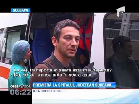 Operație de prelevare de organe la spitalul județean Suceava