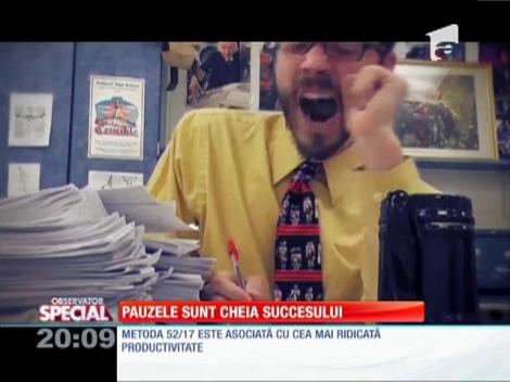 Special! Eficiența se măsoară în pauze